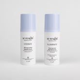 Set hidratare & luminozitate - ser Hydrate + cremă Illuminate