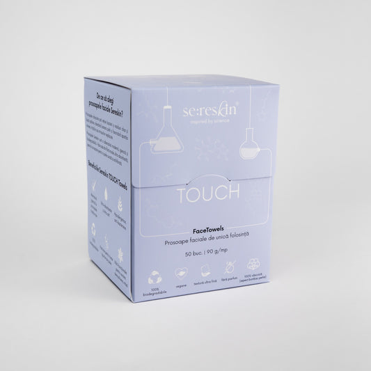 Touch Face Towels – Prosoape faciale de unică folosință (50 buc)