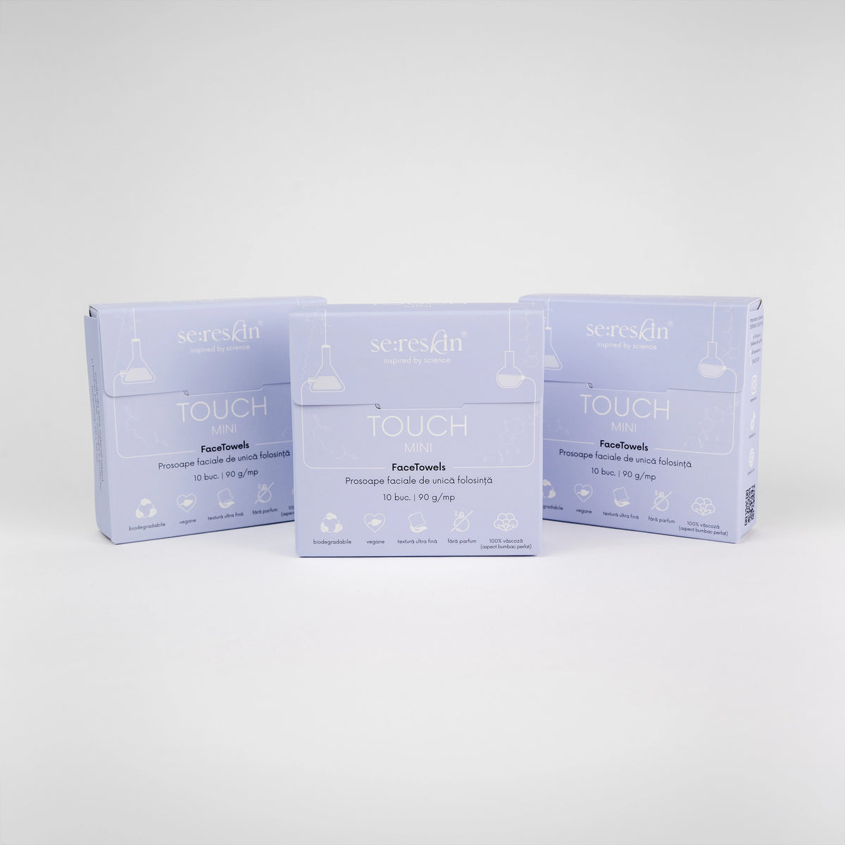 Mini Touch Face Towels – Prosoape faciale de unică folosință (10 buc) - set 3/5/10x